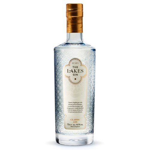 The Lakes Gin – Classic English Gin with Juniper & Orange Zest 70cl